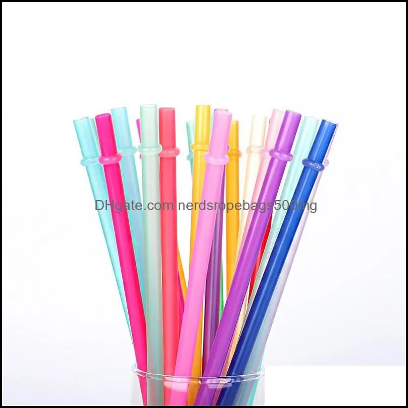 Reusable PP plastic drinking straw 9.45 Inches BPA Free and Eco Friendly colorful colors Amazon supports custom package 145 K2