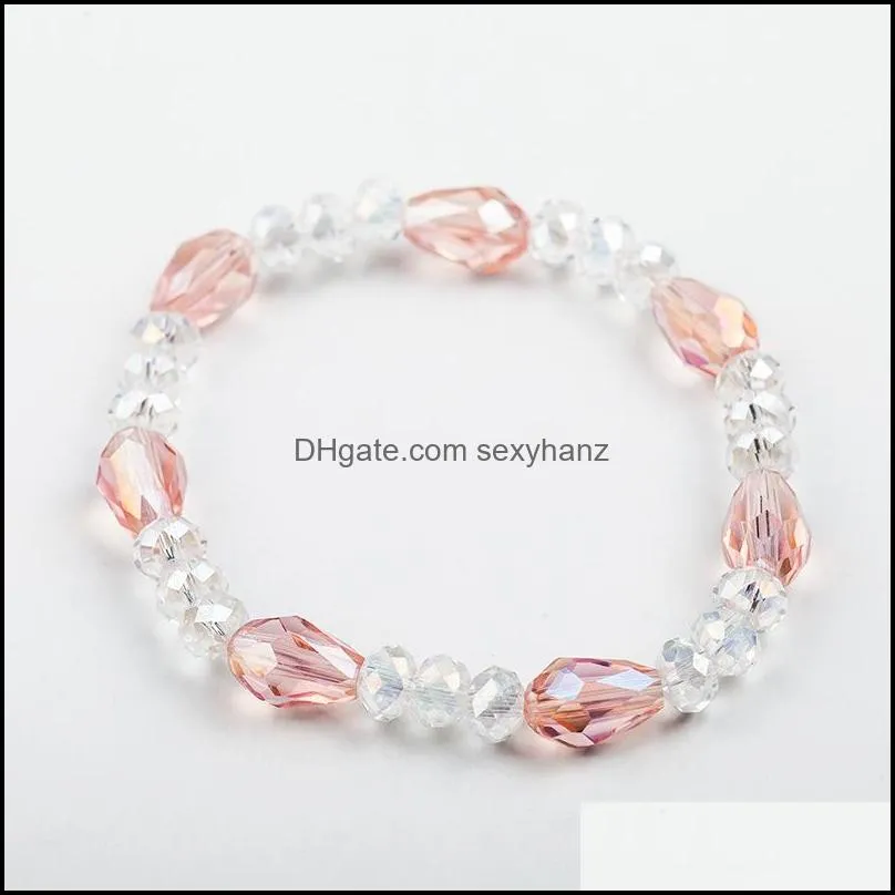 charm bangle bracelets fashion jewelry crystal bracelets for party best friend gift crystal bracelet
