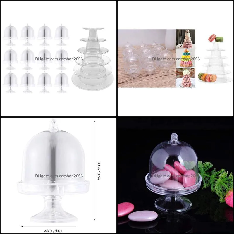 12-piece mini cake stand chocolate candy display board with 6 tiers cupcake rack holder baking & pastry tools