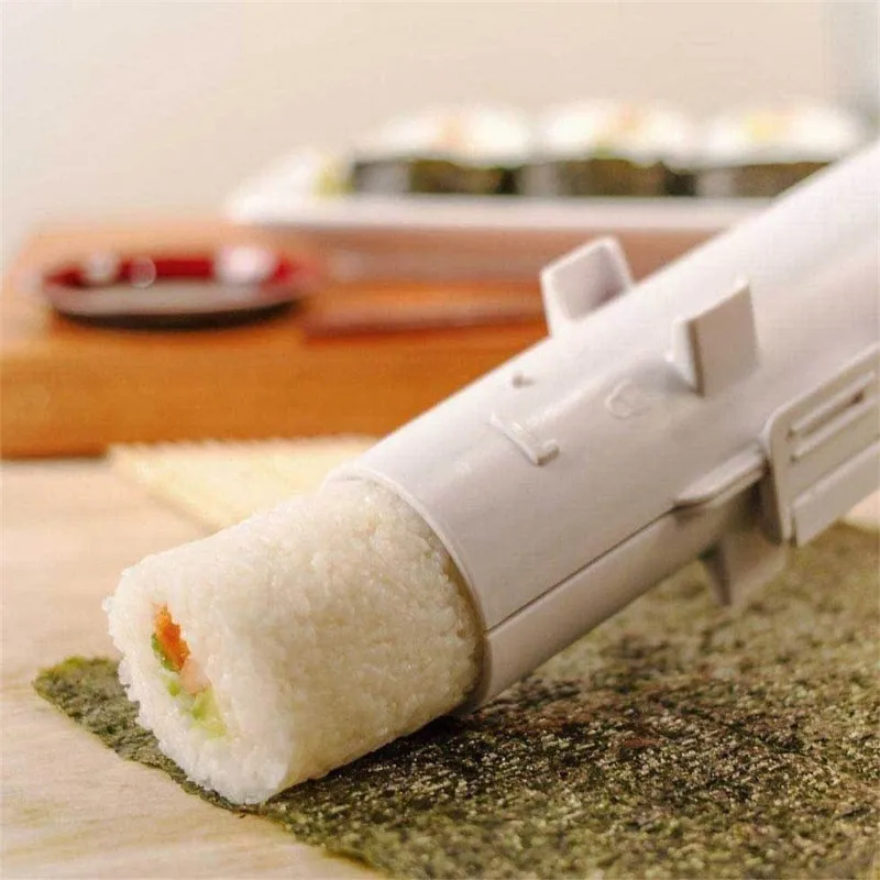 Sushi Maker Roller Rijst Schimmel Bazooka Groente Vlees Rolling Tool DIY Sushi Making Machine Keuken Accessoires