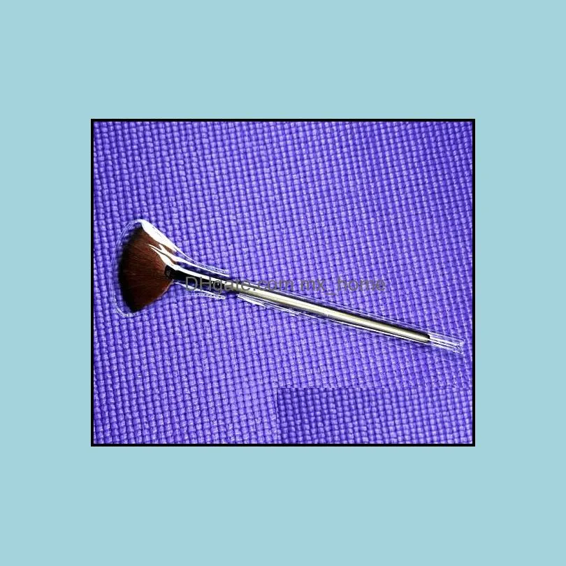 Cosmetic Brush-makeup brush-Single Brown Bronze Fan Brush 120 pcs/lot