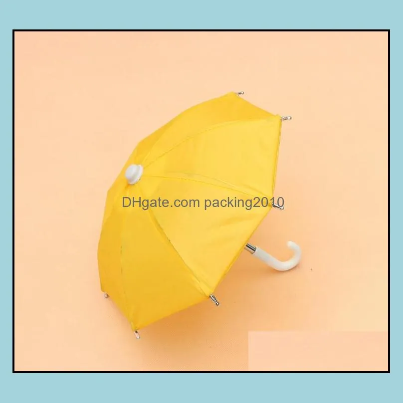 mini simulation umbrella for kids toys cartoon many color umbrellas decorative photography props portable and light sn2140