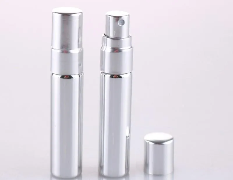 5ml Refillable Portable Mini Perfume Bottle Traveler Aluminum Spray Atomizer Empty Parfum Spray Atomizer Container Tools DH8888