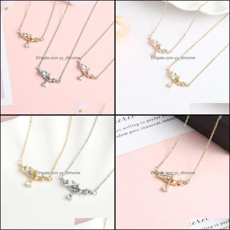 Simple Pendant Necklace Tooth-shaped Clavicle Chain Necklaces