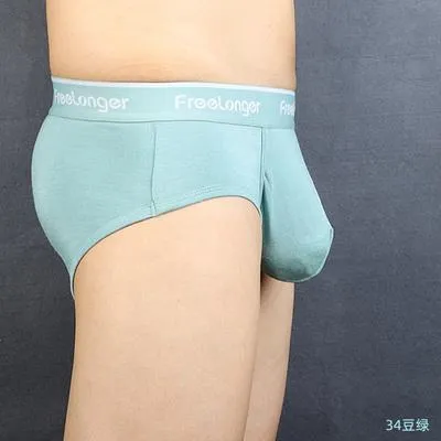 Underpants Breathable Seamless Mens Boxer Modal Underwear Longer