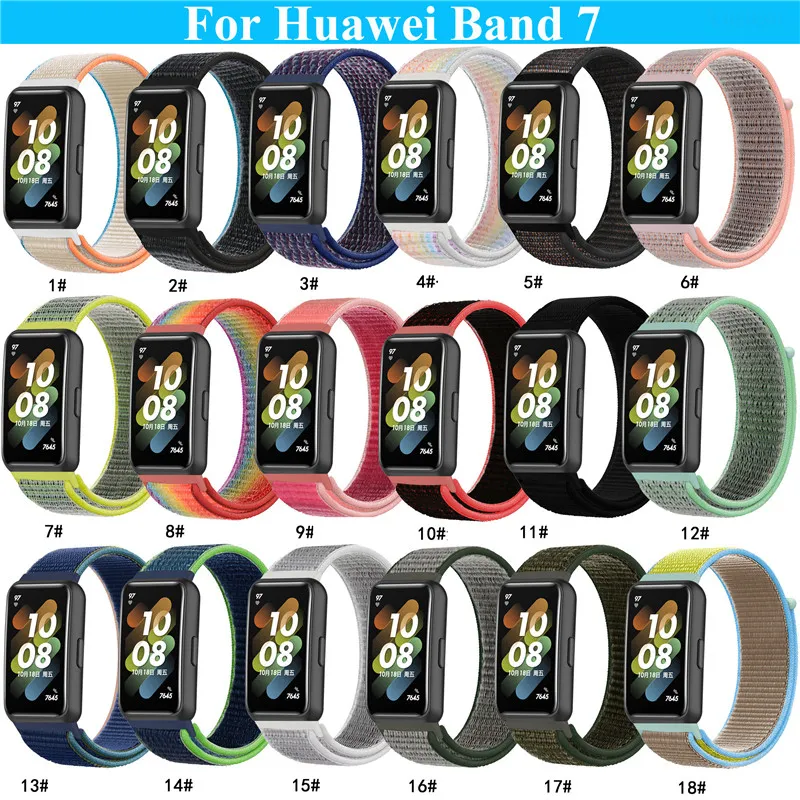 Correa De Nailon Para Reloj Inteligente Huawei Band 7, Banda Tejida  Deportiva Para Huawei Band7, Accesorios De Repuesto Impermeables Para  Hombres Y Mujeres De 1,04 €