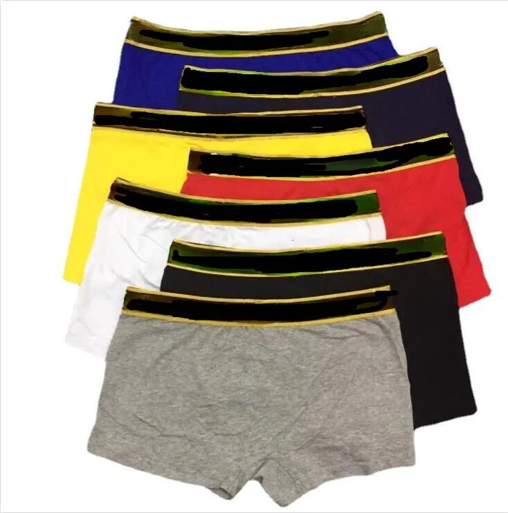 5st Herrunderkläder Brevtryckta Boxershorts Mjuka Boxershorts Kalsonger 3D Pouch Shorts Trosor För Man