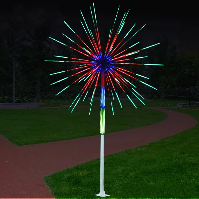 1.8M LED Fireworks Light Waterproof Christmas Tree Light Fairy Lamp For Patio Yard Party Christmas Wedding Decor