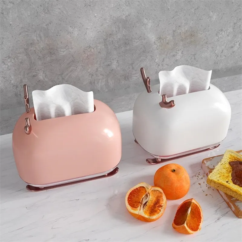 Deer Model Plastic Tissue Box Cute Toilet Paper Nordic Living Room Decoration Kitchen Napkin Holder