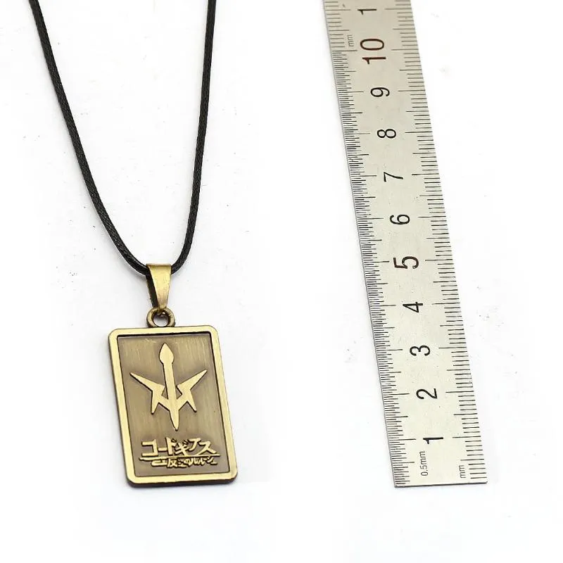 Pendant Necklaces Anime Code Geass Necklace Dog Tag Metal Men Gift Jewelry Choker Kolye Sleutelhanger From 10 38 DHgate