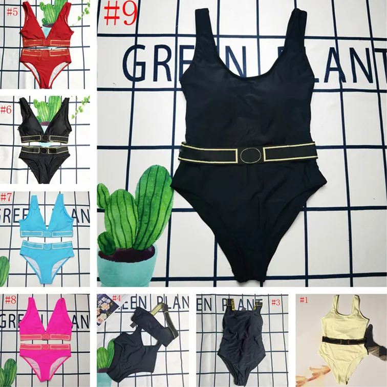 Mode Femmes Maillots De Bain Bikinis Sous-Vêtements Lettre Imprimer Designer Maillots De Bain Lady Sexy Maillot De Bain Avec Poitrine Rembourrée