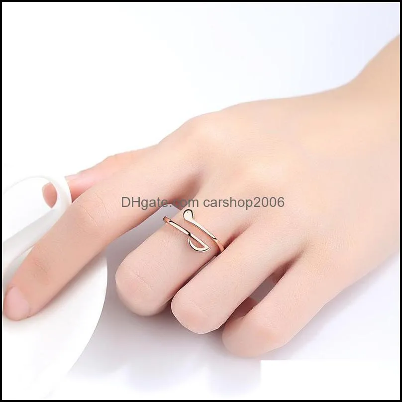 silver note rings valentine`s day gift rings women`s fashion music notes cocktail open ring for women girls ladies carshop2006