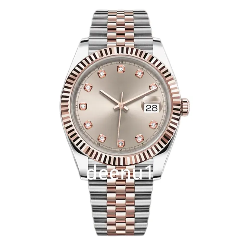 Herren Uhr Mechanik 41 mm U1 Armbandwatch Roségold Full Edelstahl Uhr Sapphire Schwimmdesigner Uhren Montre de Luxe