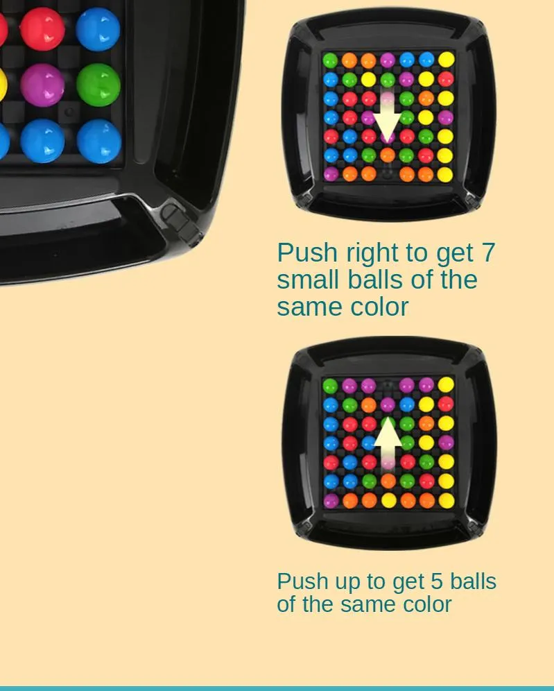 Rainbow Ball Elimination Board Strategy Juegos Juguetes Juguetes Set ...