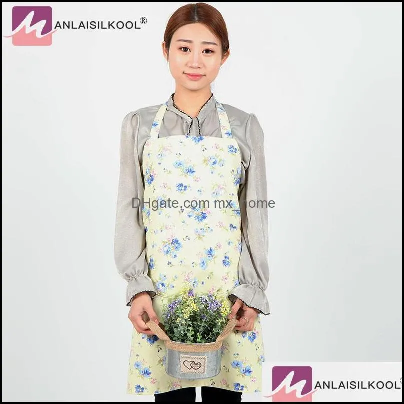Aprons for Woman Novelty Design Canvas Adult Apron Colorful Coffee Shop Work Women Aprons with Pocket Schort 2017 New Arrival