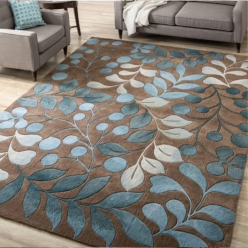 Carpete de arte de flor abstrato nórdico para sala de estar quarto antiLIP Large Tapete Moda de tapete de cozinha tapetes de cozinha y200417