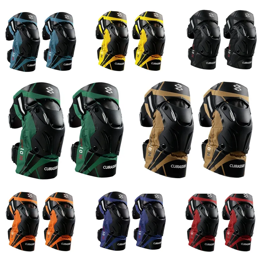 2022 HOT ATV Racing MOTO Protection Moto Genouillère Motocross Moto Genouillères Genouillère Protecteur Course Gardes Off-road Coude Protection Genouillères Kit