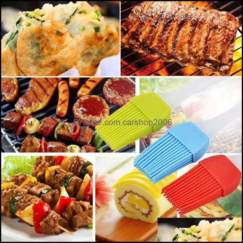 silicone butter brush bbq oil cook pastry grill food bread basting brush bakeware kitchen dining tool