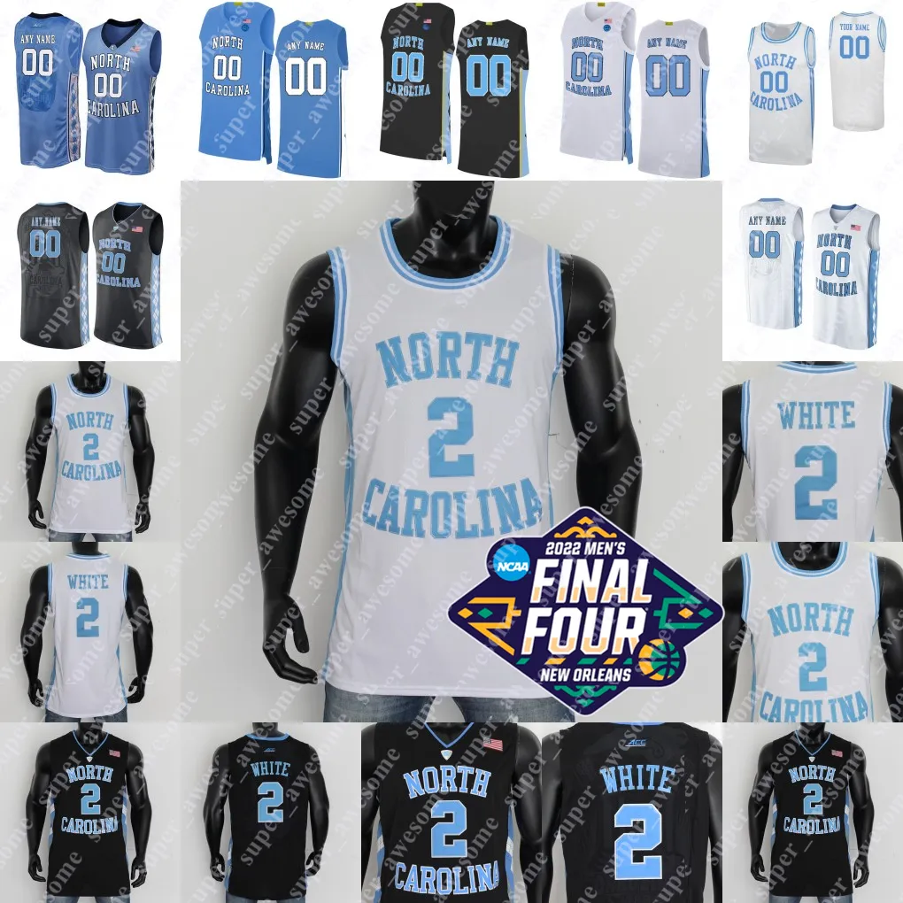 UNC North Carolina Tar Heels Basketball Jersey Marcus Paige Armando Bacot Pete Nance Leaky Black R.J. Davis Caleb Love Seth Trimble Puff Johnson Tyler