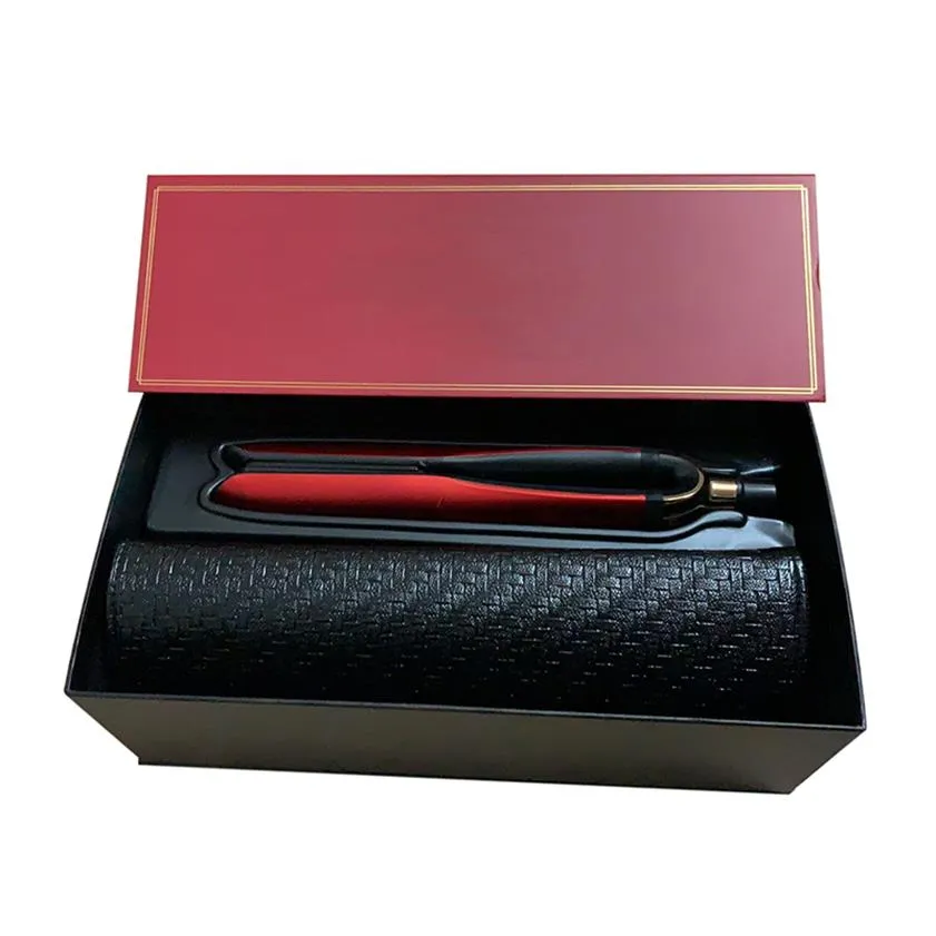 PLATINUM Straighteners Professional Styler Flat Platinum Plus Iron Straightener Hair Styling tool Bold Red Limited Edition273U