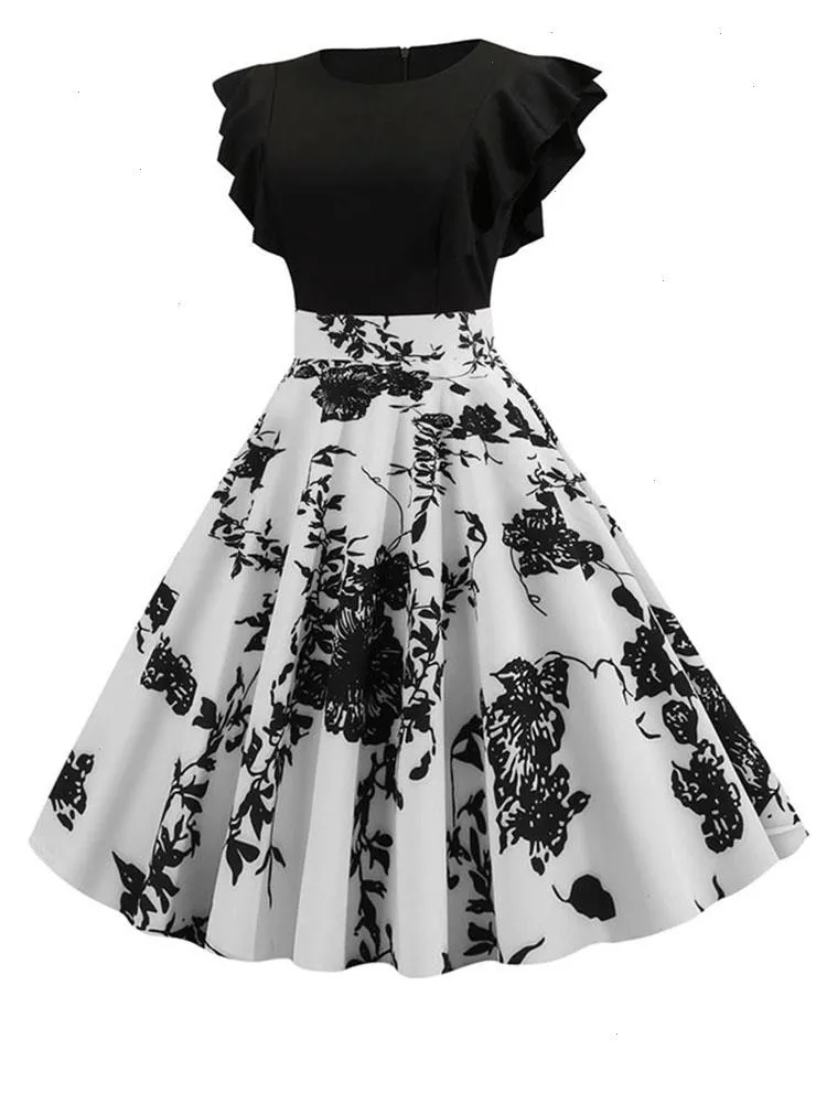 black and white casual dresses BGSHJVF Flowers Print Summer for Women,Casual Maxi Dress,for Easter and Beach Vacation at Amazon Women's Clothing store The Stella Dress adds a semblance of romantic elegance to your year SHEIN Lady Plus Size Women