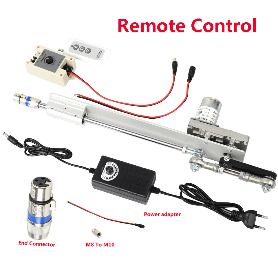 Fredorch DIY Sexig maskin REGIROCATING CYCLE LINEAR STAKTER, D24 VOLT STROKE 30-150MM MED REMOTE CONTROLLER H3