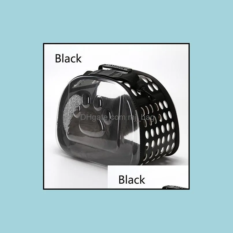 transparent travel pet dog carrier puppy cat carrying outdoor bags for small dogs shoulder bag soft pets dog kennel pet products1