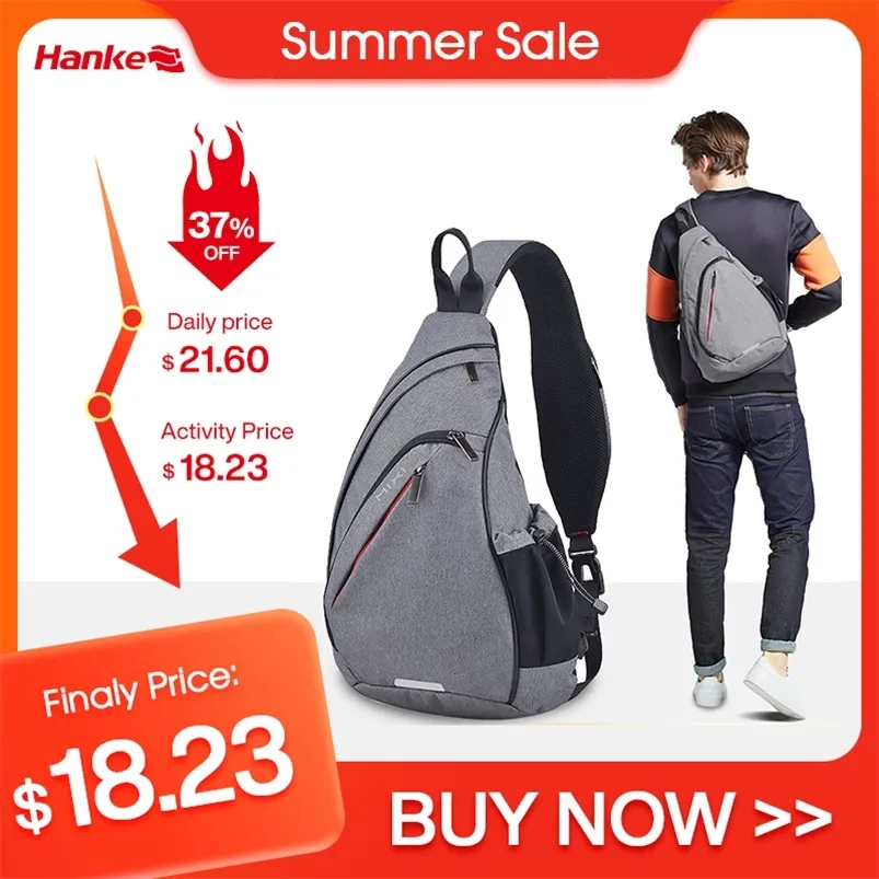 Mixi Hommes Une Épaule Sac À Dos Femmes Sling Bandoulière USB Garçons Cyclisme Sport Voyage Polyvalent Mode Sac Étudiant École 220701