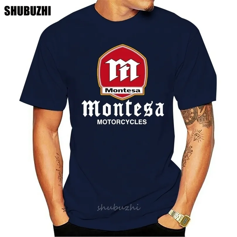 Montesa Tshirt Montesa Motorcycle Tshirt Męska marka Teeshirt Men Summer Cotton T Shirt 220526