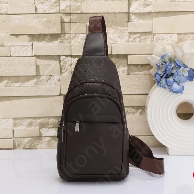 Black Satchel Designer Mens Handbag Crossbody Shoulder Messenger Bag With Chest A Strap And