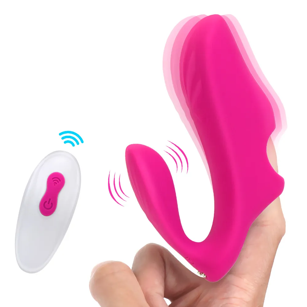 女性用のセクシーなおもちゃシリコンGスポットクリトールマッサージャー膣はワイヤレスリモートコントロールフィンガーバイブレーターを刺激する