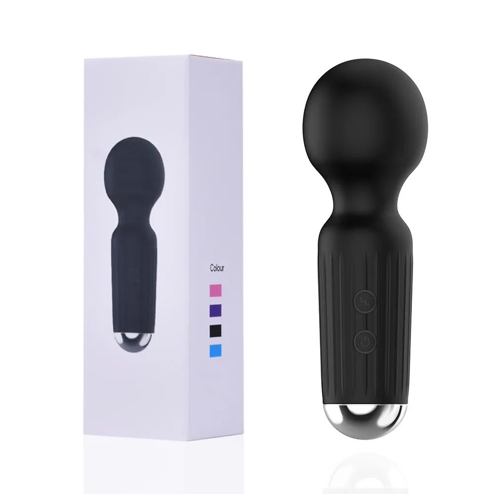 Mini wibrator dla kobiet stymulator łechtaczki g-punkt 20 prędkości miękki silikon realistyczne wibratory dildo av seksowne zabawki dla dorosłych 18