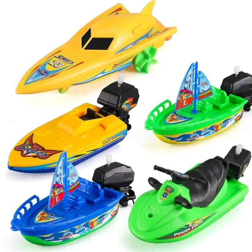 Wind-Up Toy Boat Fun Floating Bath Toy for Kids Classic
