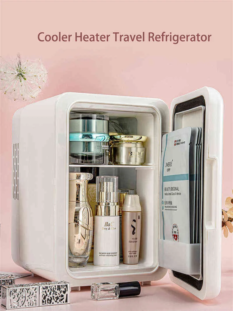 Mini Fridge 4L Beauty Refrigerator For Makeup Skin Care Freezer