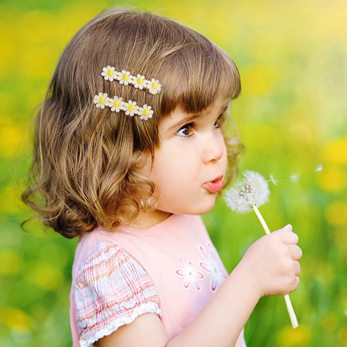 Daisy Flower Hair Clip