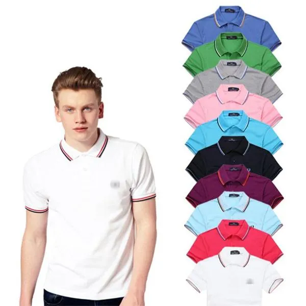 2024 nouvelle marque d'été hommes Polo broderie chemise manches courtes hauts col rabattu Polo vêtements mâle mode décontracté Polo S-3XL