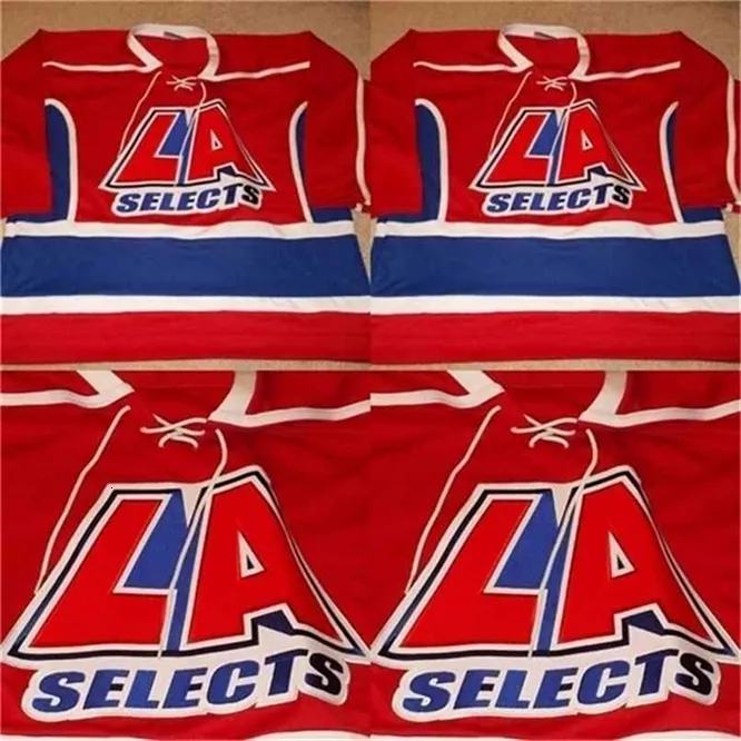 CeUf VTG-LA sélectionne le maillot de hockey porté au lycée, 100% cousu avec broderie, maillots de hockey