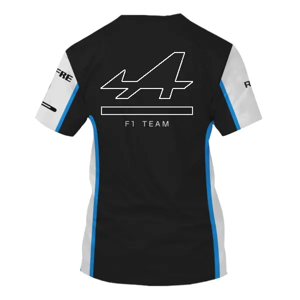 Herren-T-Shirts Neues F1-Team T-Shirt Custom Formel 1 Kurzarm T-Shirt Custom Can Can Plus Size 73he