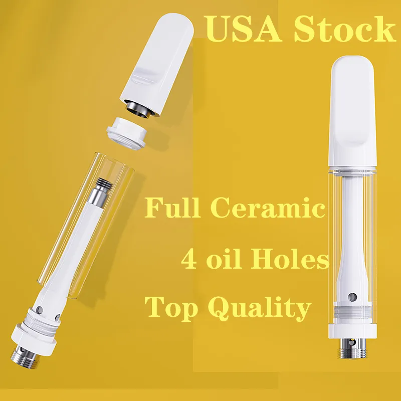 Disposable Vapes Pens E Cigarettes Full Ceramic Cartridges 1 0Ml 510 