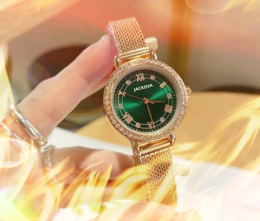 En sıcak moda küçük tasarımcı kadınlar izle 28mm elmas çerçeve bayanlar tam ince paslanmaz çelik zarif popüler femail klasik kol saatleri montre de lüks