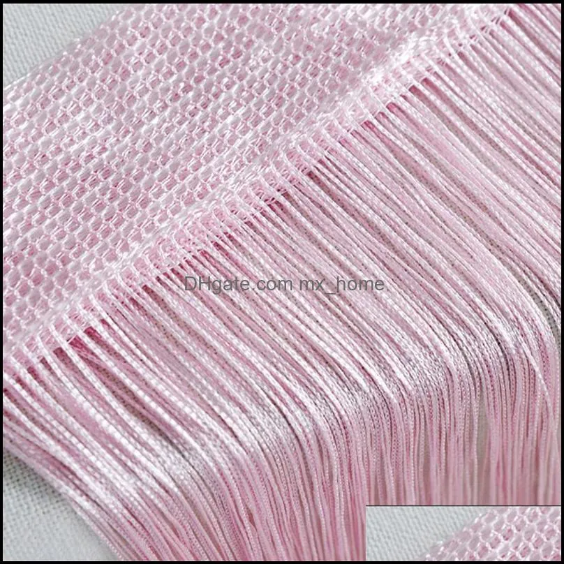 String Curtains Patio Net Fringe For Door Screen Windows Divider Cut To Size String Curtain Shiny Tassel Line Curtains