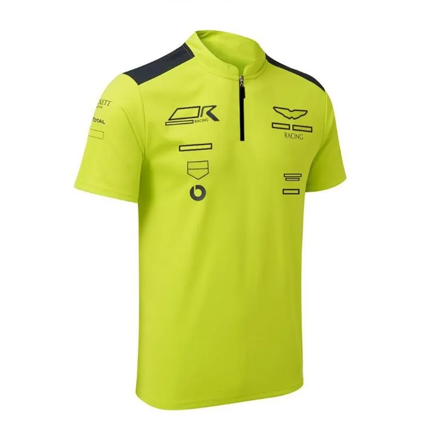 2022 Nieuwe F1 Formule 1 T-shirt Half Mouw Polo Sneldrogend Pak Team Racing Pak Custom Officiële Dezelfde Style321q