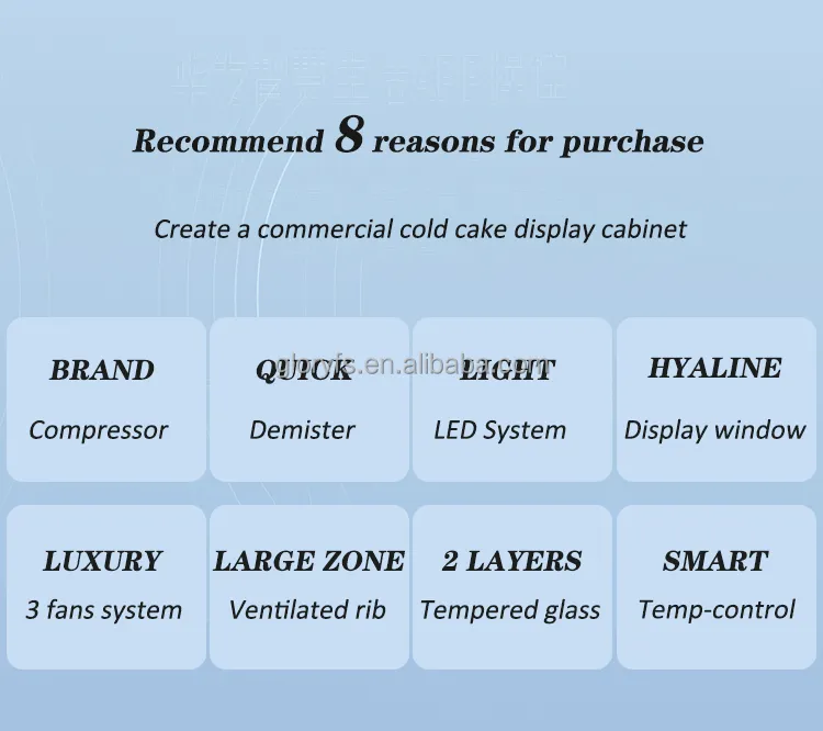 Glass Showcase Pastry Freezer Cabinet Display Cake Freezer