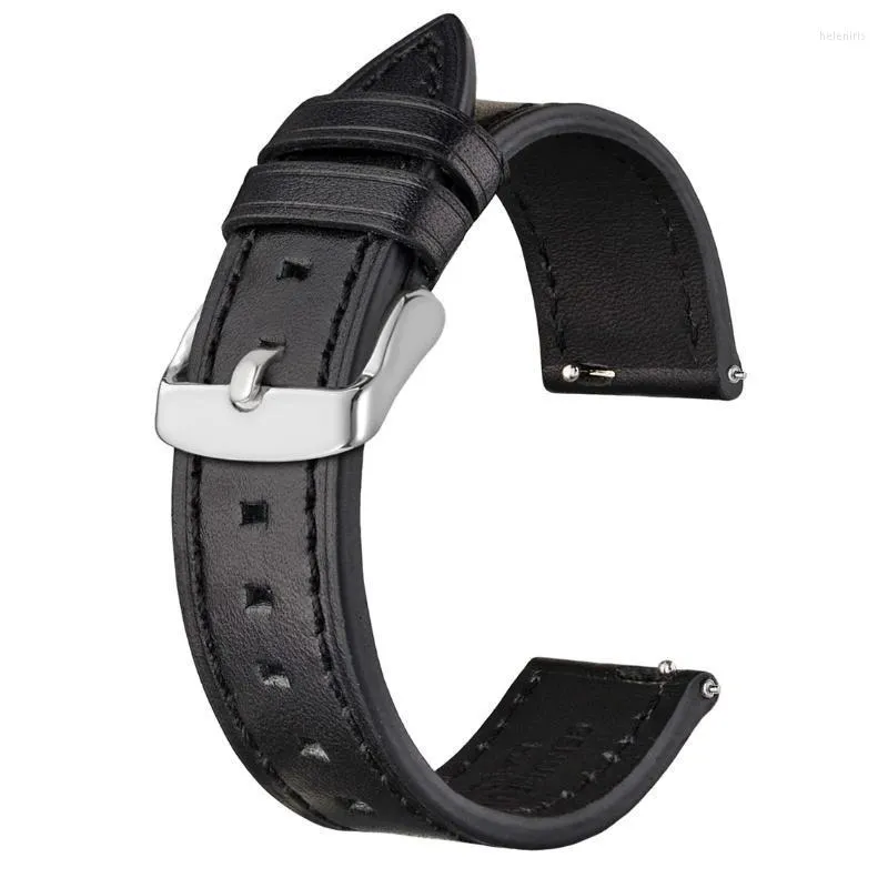 Watch Bands Anbeer Leather Straps Quick Release Replacement Band For Men And Women-18mm 19mm 20mm 21mm 22mm Hele22