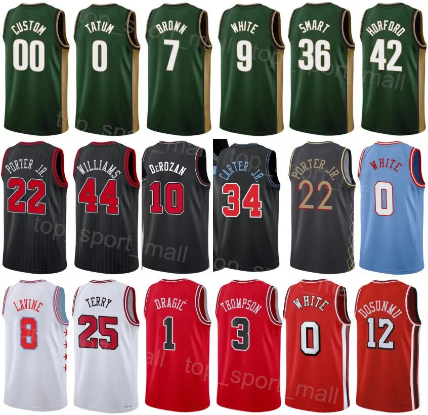 Print City Men Youth حصل على كرة السلة DeMar DeRozan Jersey 11 جوليان فيليبس باتريك بيفرلي 21 زاك لافين 8 لونزو بول 2 كوبي وايت 0 نيكولا فوسيفيتش 9 أليكس كاروسو 6