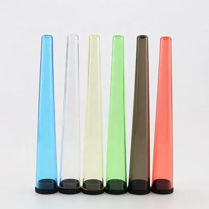 Tobacco Plastic Doob Tube Stash Jar Three Sizes Smoking Accessories Pre Roll Tubes Packaging Herb Container Storage Case Cigarette Rolling Cone Paper Tube Pill Box