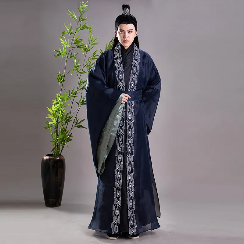 مرحلة فيلم تلفزيوني يرتدي Hanfu Male التقليدية الصينية الصينية القديمة الأوبرا الأوبرا تأثيري الأداء بدلة وزير العسكرية