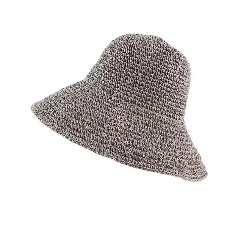 Cappello Da Sole Pieghevole A Tesa Larga Per Donna: In Paglia, Ripiegabile, Con Protezione UV, Ideale Per Spiaggia E Viaggi - 5