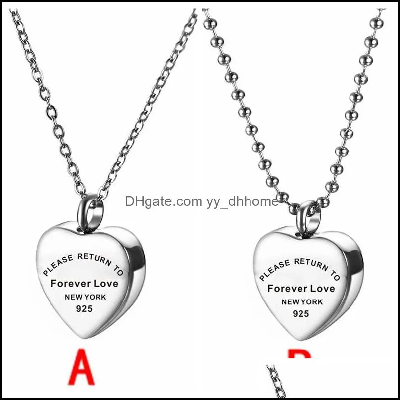 Stainless Steel Heart Necklace Men Women Pendant Chain Anniversary Jewelry Lovers Necklaces Valentine Day Gift 11 5xm P2