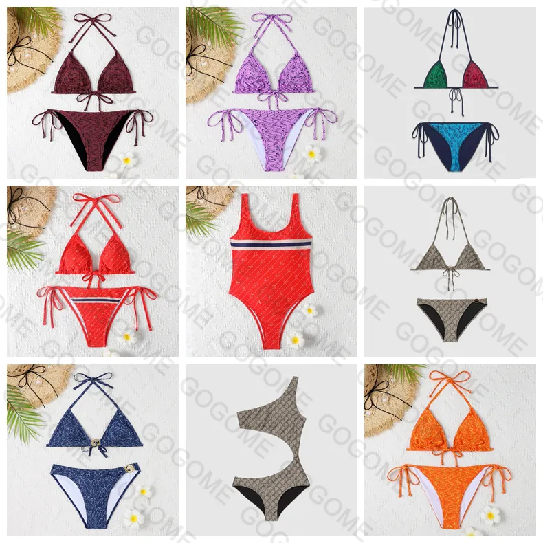 Designer Bikini Kvinnor Swimsuit Sexig baddräkt Textil Summer Swimwear Beach Bikinis Set i ett stycke Swim Clothing Swimming Bikini Bathers Suits 500 Series